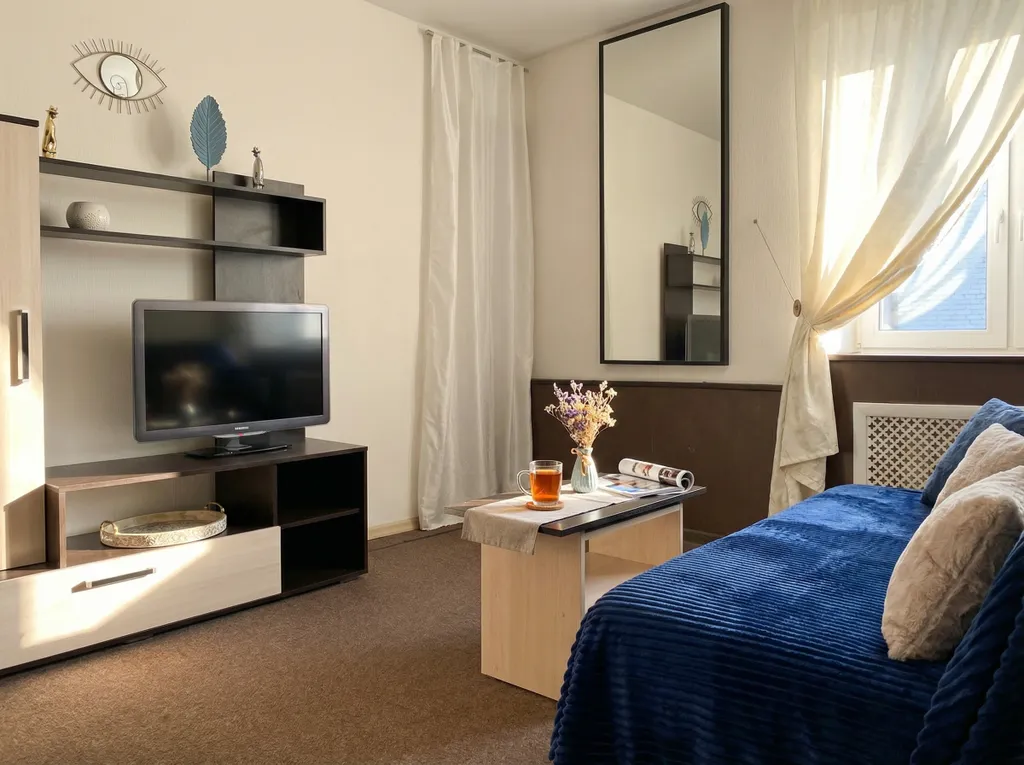 Уютная квартира рядом с Яблоневым садом