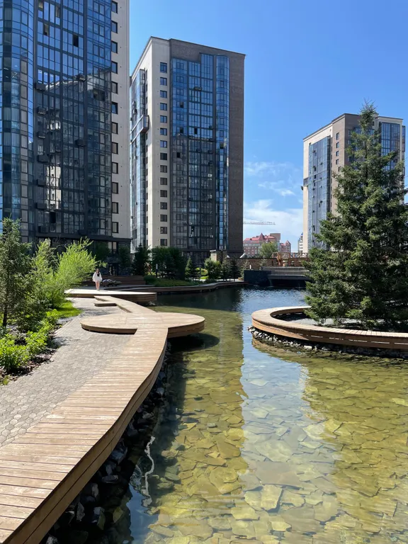 Квартира Современная квартира в новом жилом комплексе Скандис Озеро — Красноярск