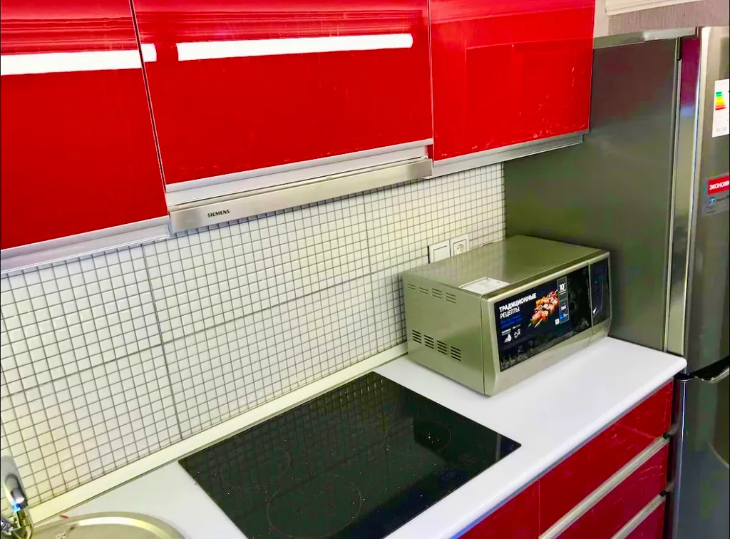 Panoramic Apartments в центре Баку Вид на Flame Towers F1 Track