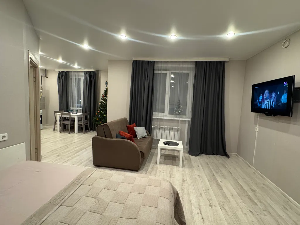 Квартира Квартира Студия с балконом для 4 гостей — Ярославль