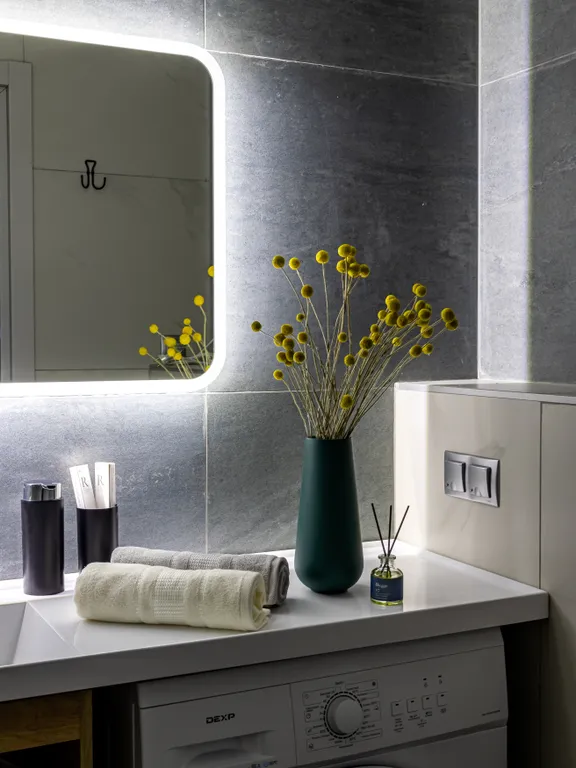 Квартира Квартира Стильная студия у метро Автово со всеми удобствами — Санкт-Петербург