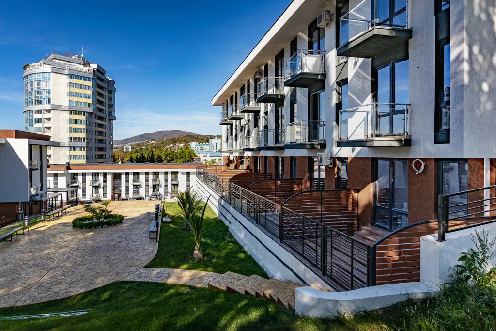 Апартаменты с балконом с видом на море