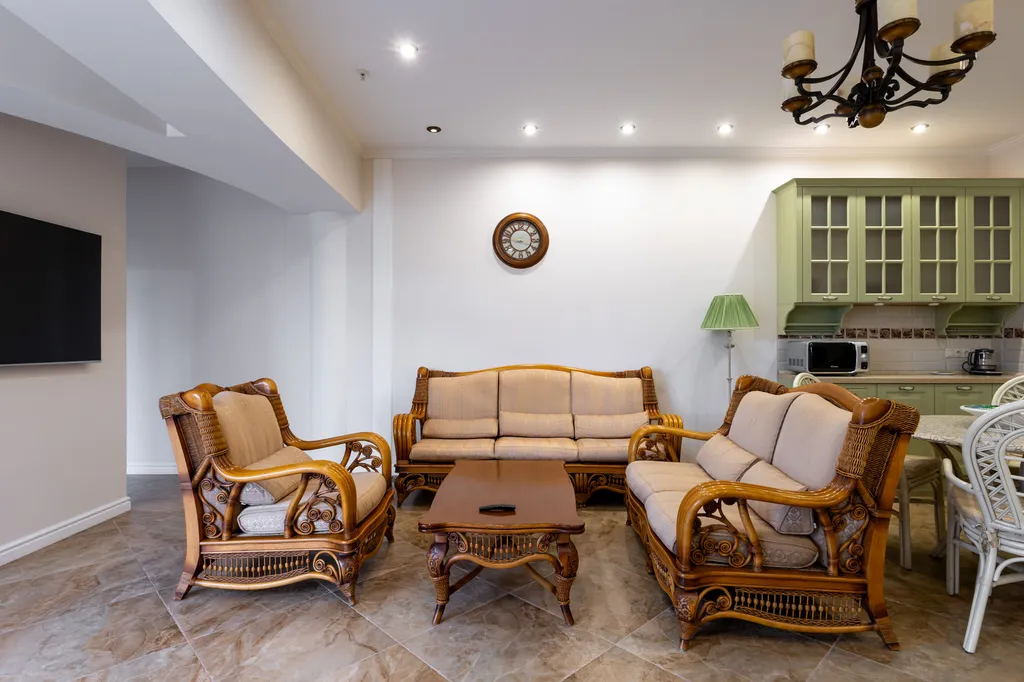 С двумя спальнями и террасой