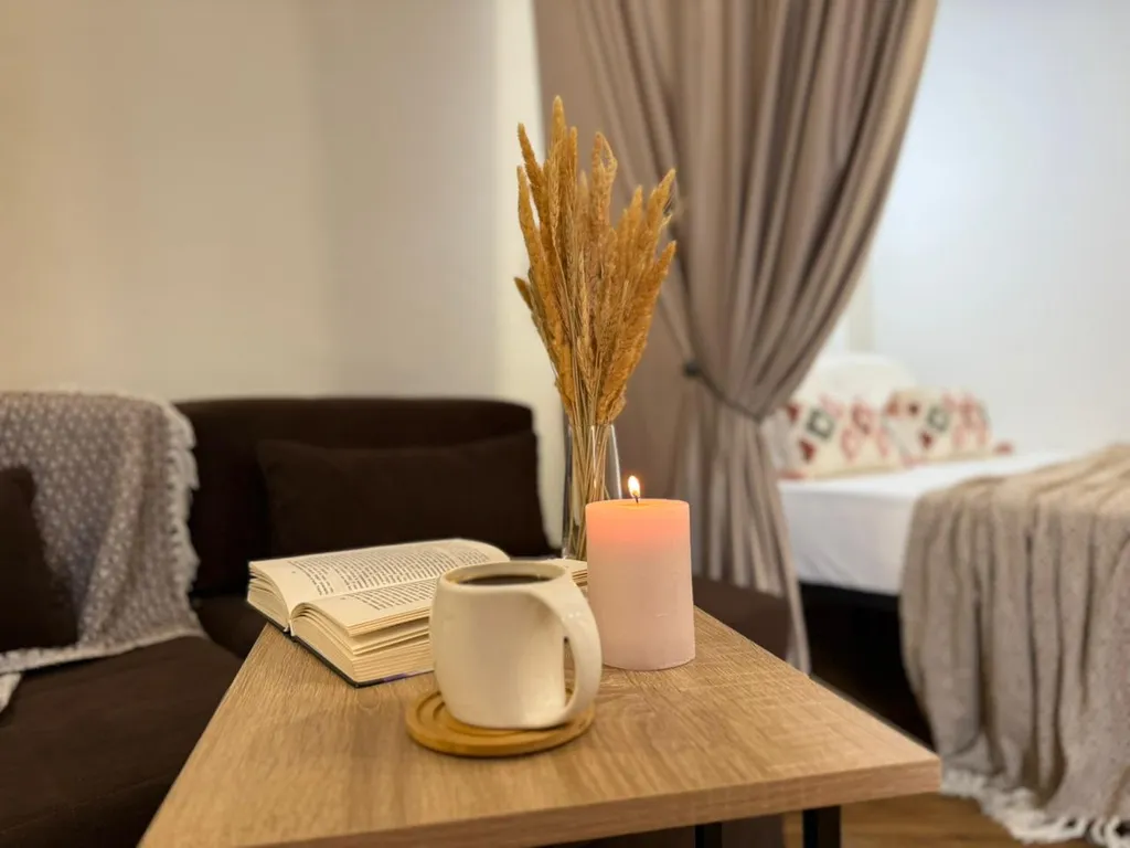 Апартаменты с террасой для четверых, 3 минуты до пляжа