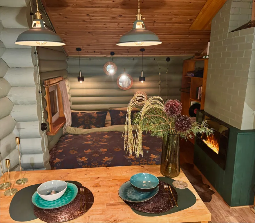 Уютный дом на берегу реки в Карелии