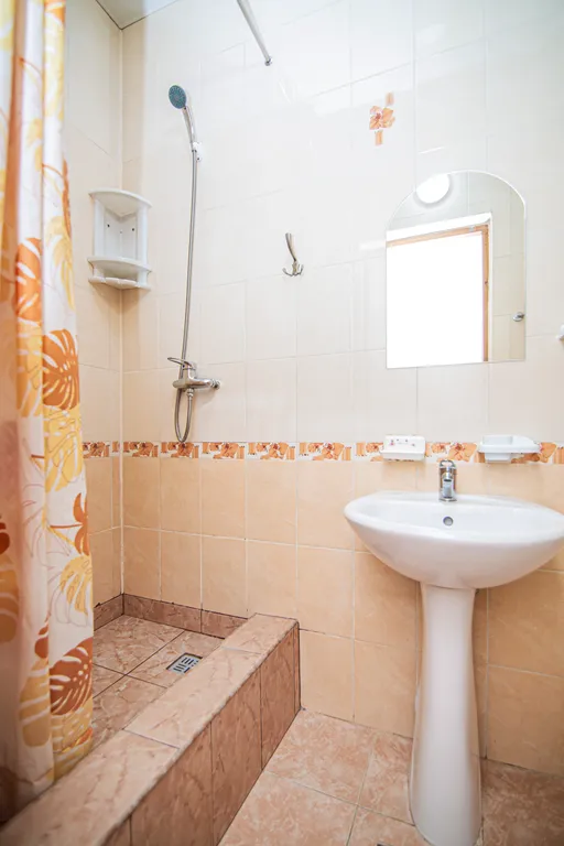 Трёхместный номер стандарт с балконом и видом во двор