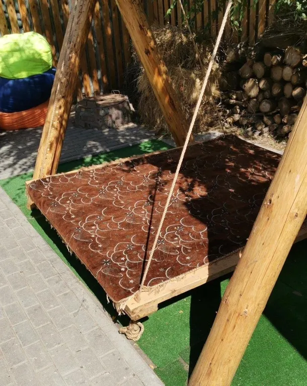 Дом с чаном бассейном баней и мангалом