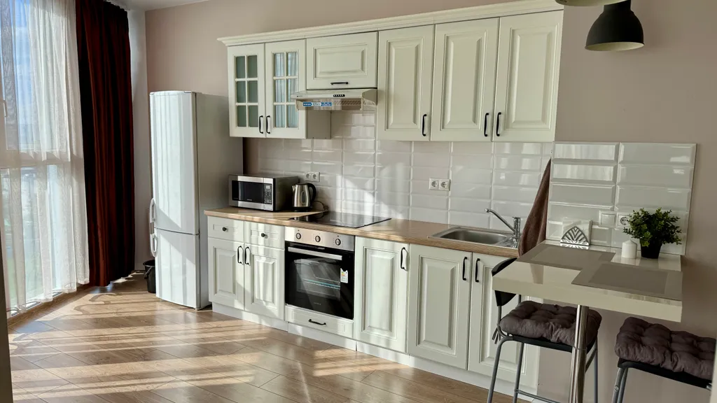 Апартамент с панорамным видом на Волгу и город