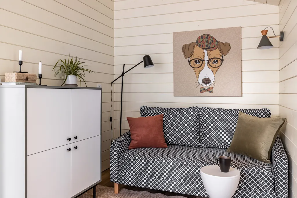 Дизайнерский дом в лесу