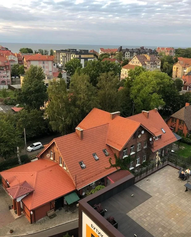 Уютная двушка с видом на водонапорную башню