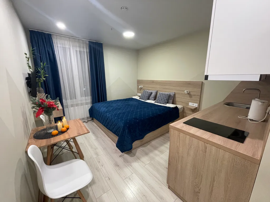 Квартира Квартира Уютная студия на Чёрной речке — Санкт-Петербург