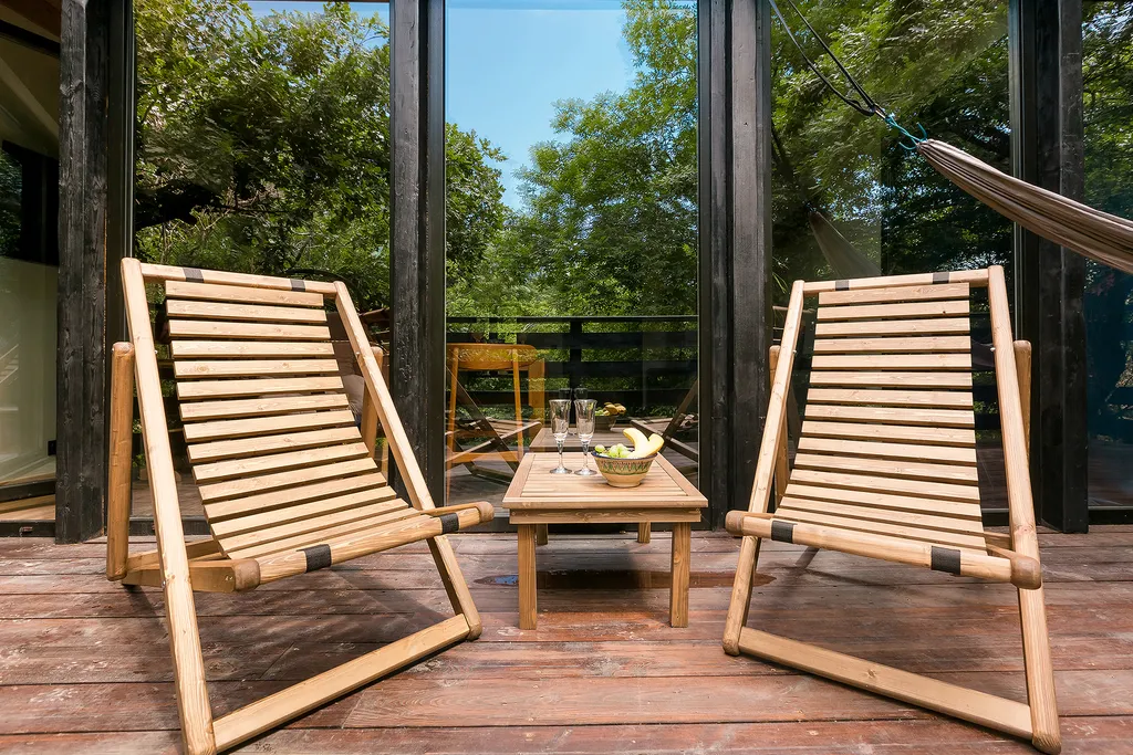 Панорамные апартаменты делюкс с террасой и видом на парк