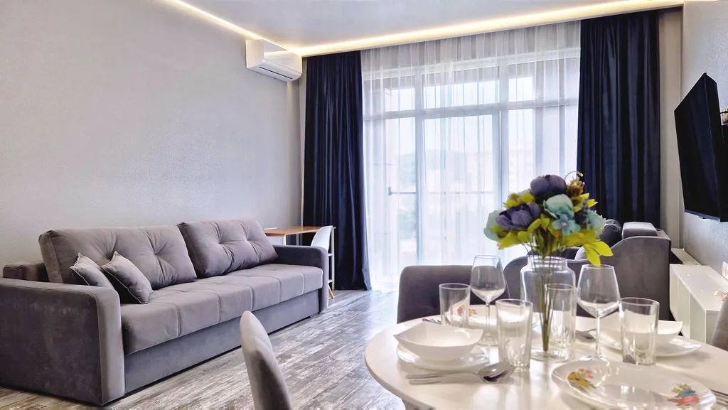 Трехместная квартира с панорамными видами — аренда посуточно в Дагомыс