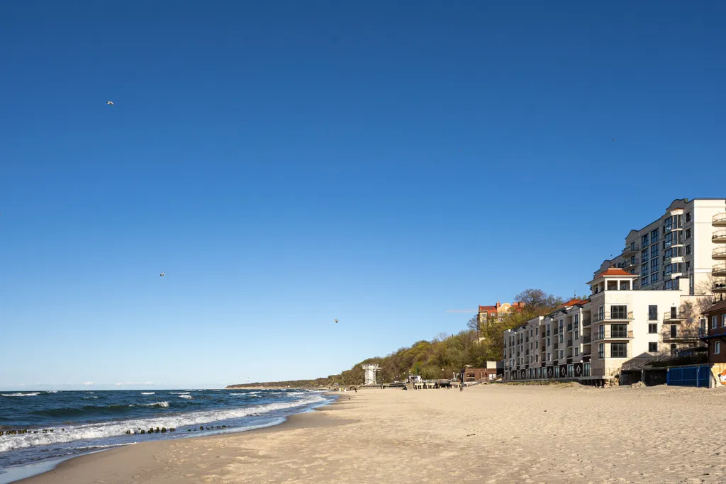 Апартамент с видом на море, 1 линия Балтийского моря