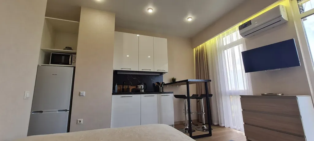 Квартира Квартира Уютная студия с видом на море и горы — Сириус