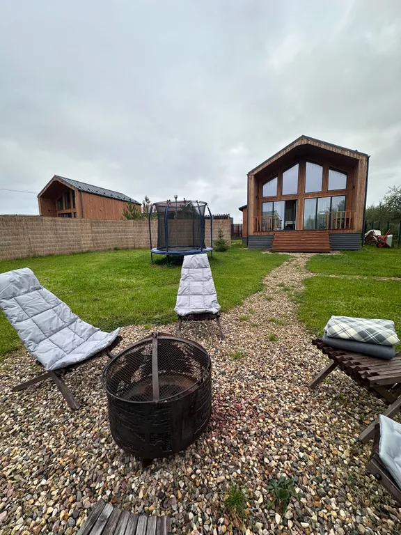 Уютный современный дом в стиле барнхаус