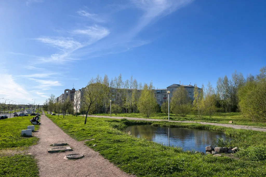 Квартира Квартира Просторный апартамент с террасой напротив Павловского парка — Пушкин