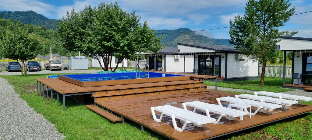 Уютный новый домик с видом на горы