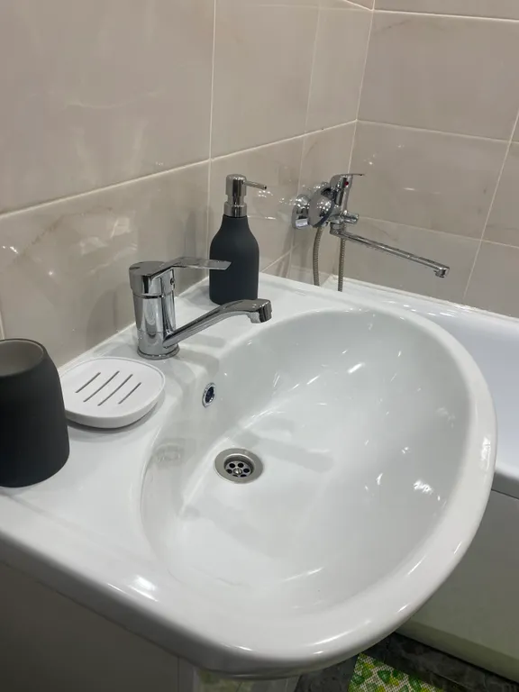 Светлая студия со всеми условиями для комфортного проживания