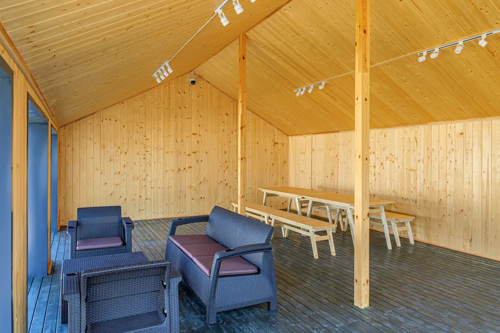 Дом с сауной, купелью и террасой