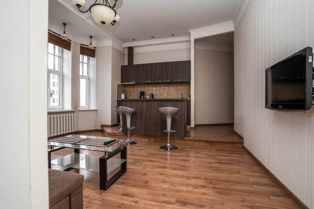 Современная 3-комн квартира в центре