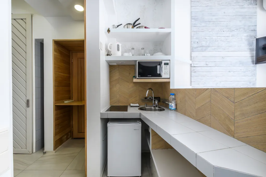 ЛАЙТ ДЖЕМ ДИЗАЙН-СТУДИЯ | 28 м²| Гипнотический вид из кровати