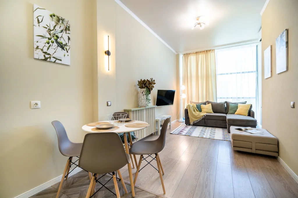 Квартира Светлая квартира с видом на море и бассейн — Адлер