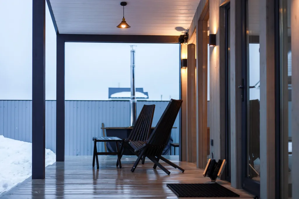 Стильный barnhouse с сауной