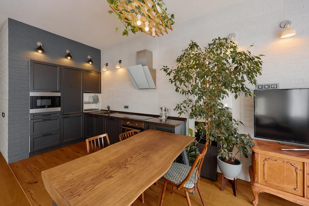 Стильный апартамент с видом на горы