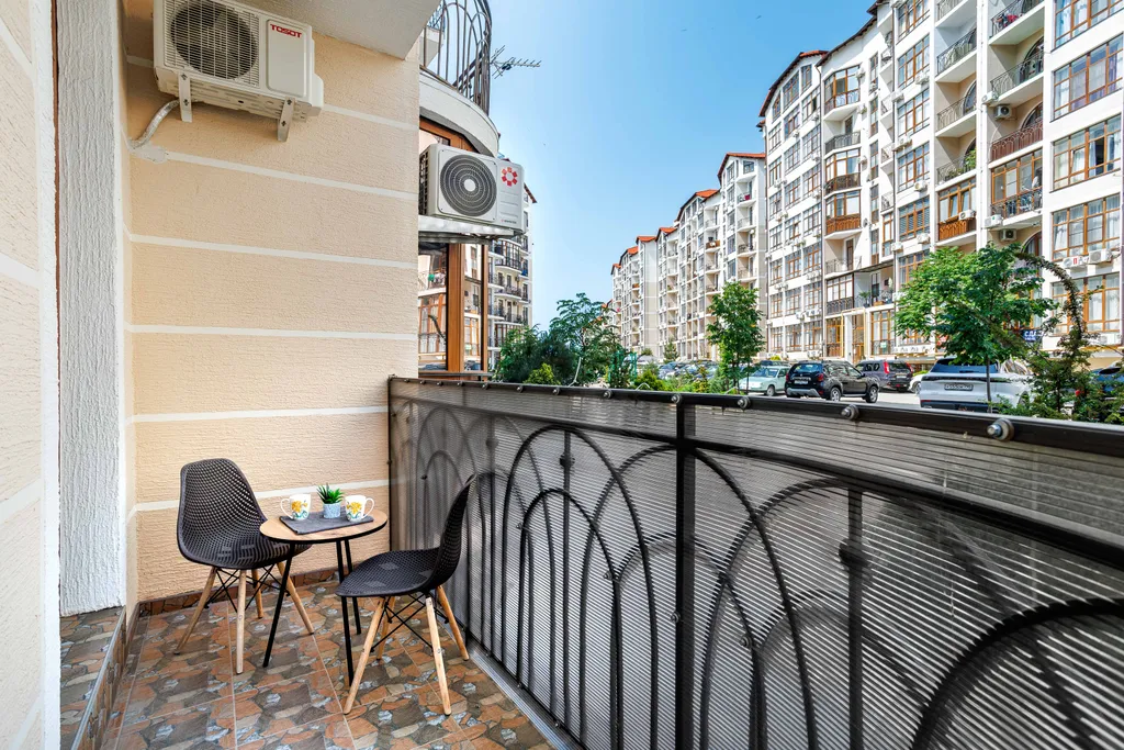 Квартира Уютная с балконом квартира в стиле Прованс в ЖК Черноморский2 — Геленджик