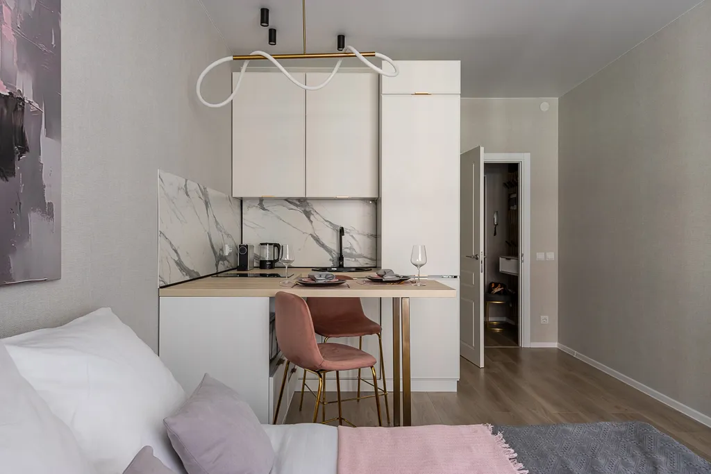 Квартира Квартира Уютная студия в уединённом и тихом районе в Шушарах — Шушары