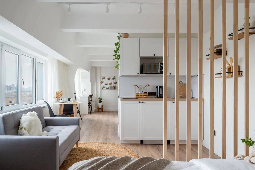 Квартира Квартира Студия Comfort Life с видом на Москву — Москва
