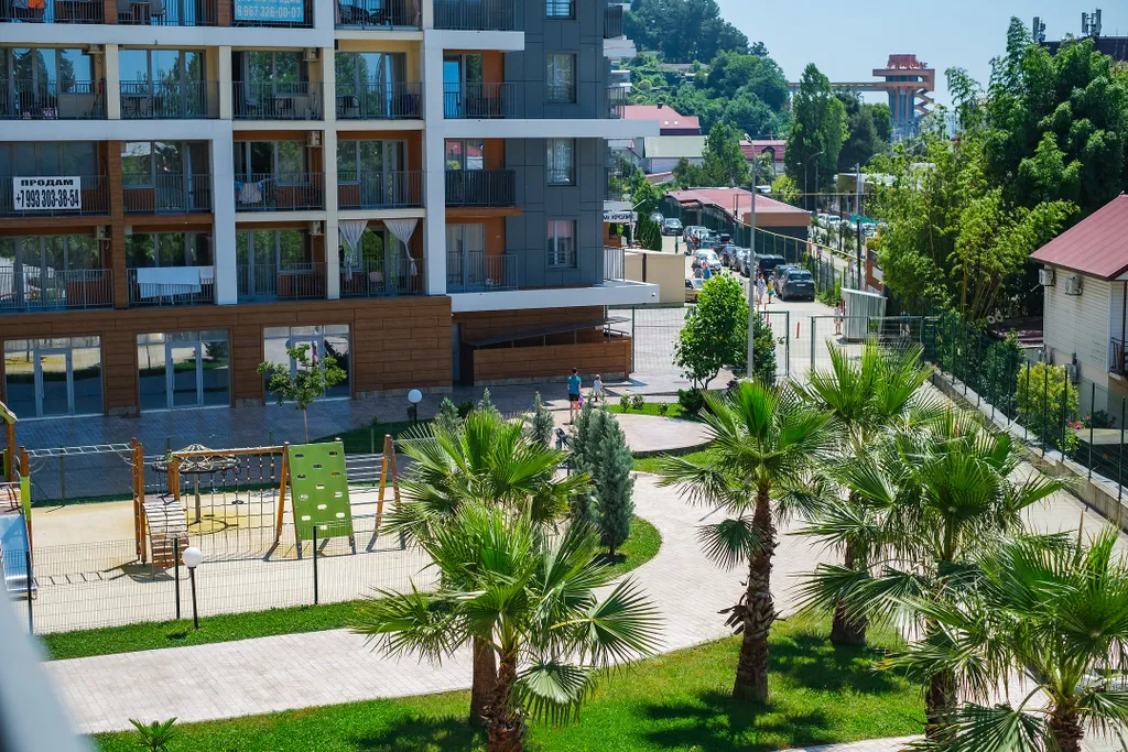 Просторная квартира на берегу моря