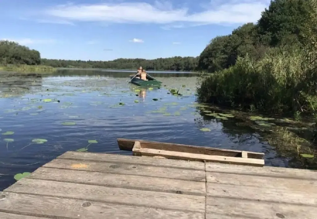 Деревенский дом с видом на озеро