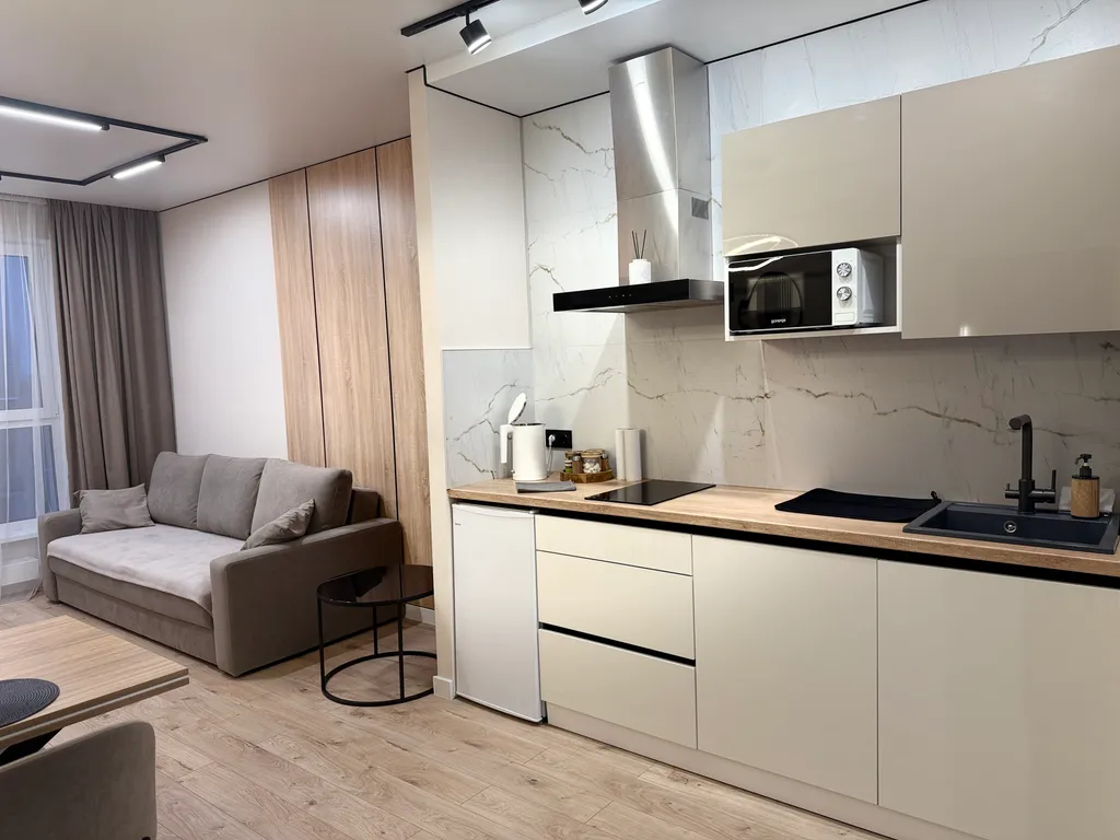 Уютная 2-комнатная квартира с большим камином рядом с центром города