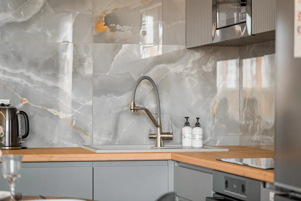 Студия Loft рядом с МНТК в новом микрорайоне, халаты, гостиничный сервис