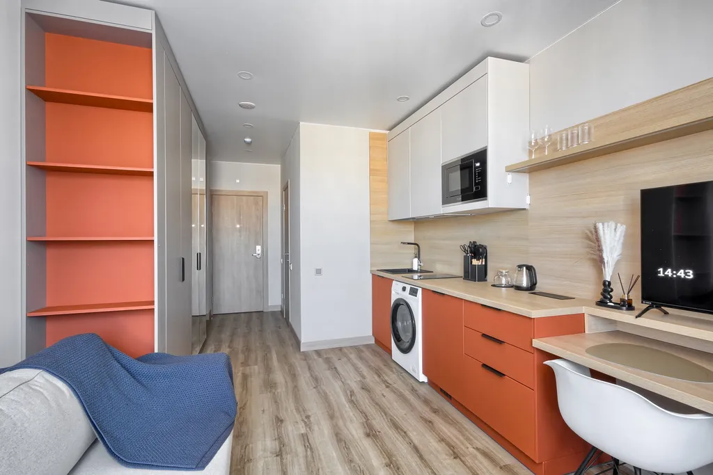 Квартира Квартира Студия в апарт-отеле Well — Санкт-Петербург