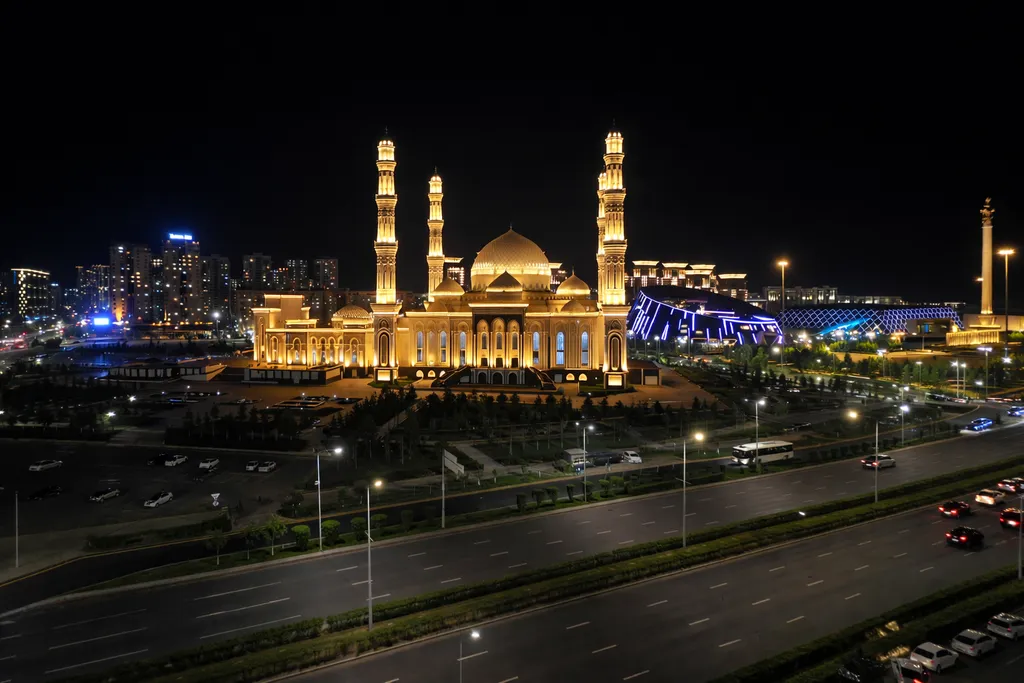 2-комнатная квартира, шикарный вид на мечеть в жк Хайвилл