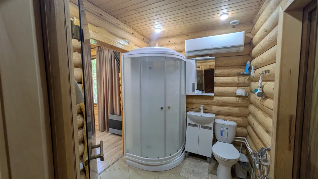 Деревянный дом в лесу с сауной в Мари Эл