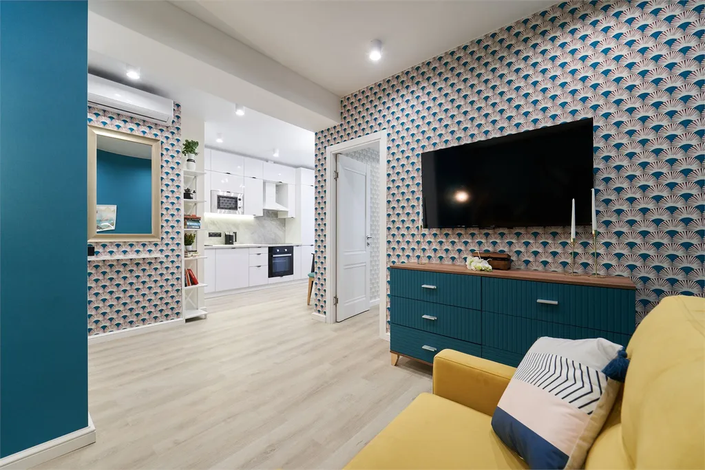 Квартира с отдельной спальней и дизайнерским ремонтом