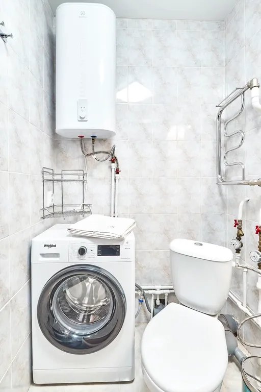 Стильная студия с красивым видом на город