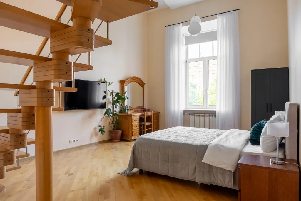 Двухэтажная квартира в центре города