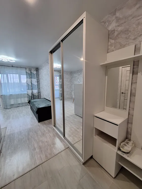 Квартира-студия с новым ремонтом