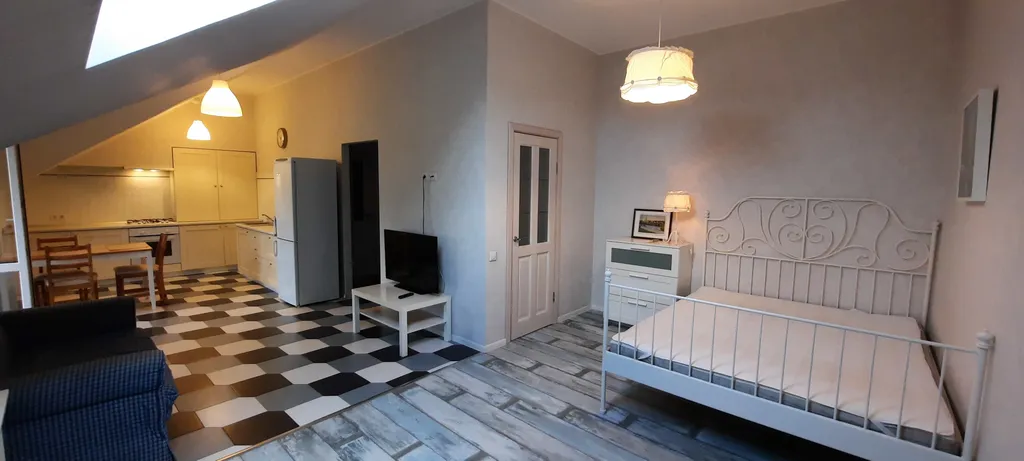 Квартира студия с дизайнерским ремонтом