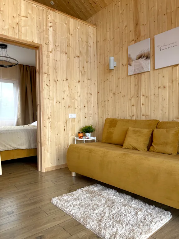 Дом с сауной у пруда