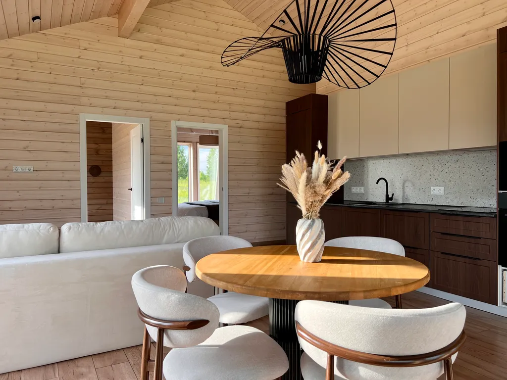 Побег из города, дом с сауной и камином