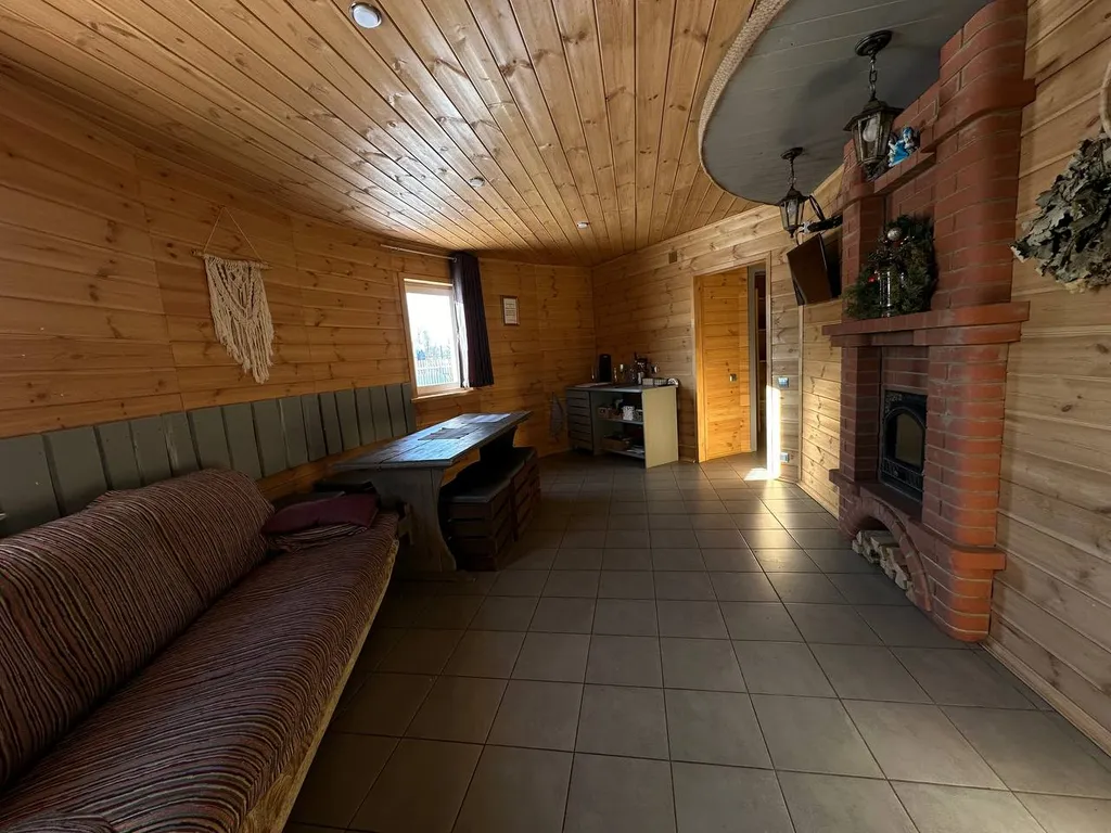 Купольная баня на дровах