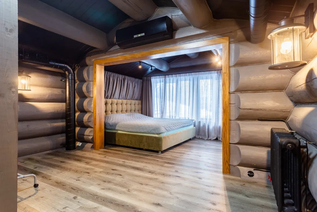 Коттедж Стильный загородный коттедж в стиле лофт — Зеленогорск