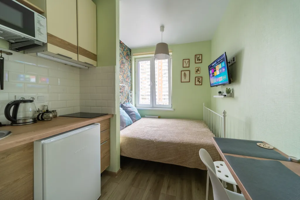 Квартира Квартира Студия в анималистичном стиле у метро Физтех — Москва