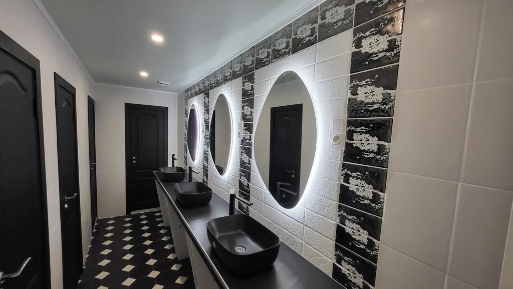 Одноместный изолированный уникальный номер в скандинавском стиле